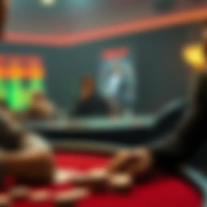 Visual representation of betting strategies