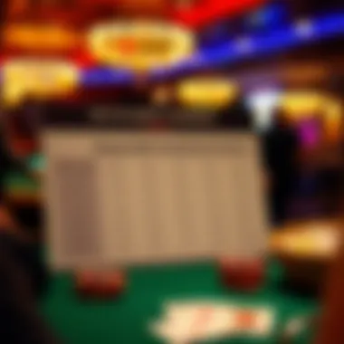 Chart illustrating responsible gambling practices