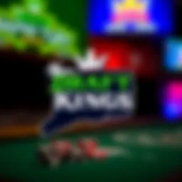 DraftKings logo with Connecticut state outline