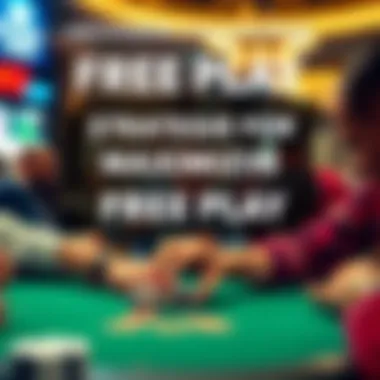 Graphic demonstrating effective strategies for utilizing free play.