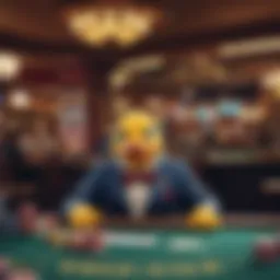 Ducky Luck Casino homepage showcasing vibrant graphics and game options