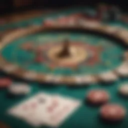 Abstract representation of numerology and lottery symbols