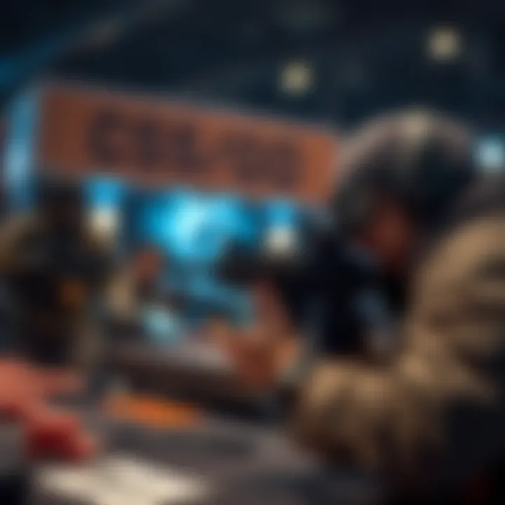 Dynamic CS:GO match scene featuring intense gameplay