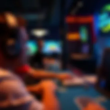 An immersive online gaming experience showcasing various free games.