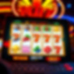 Vibrant display of a free online slot game interface