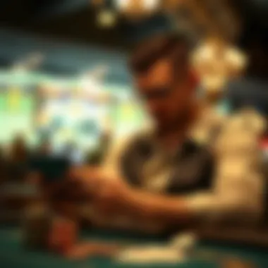 A thoughtful player evaluating casino offers on a digital device