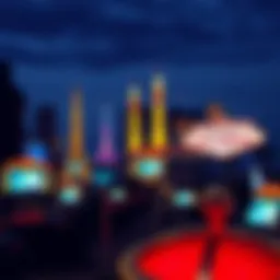 Virtual gaming landscape inspired by Las Vegas