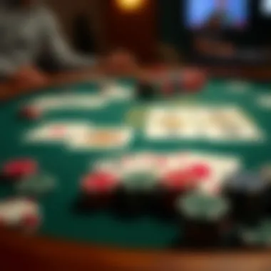 Seven Card Stud layout