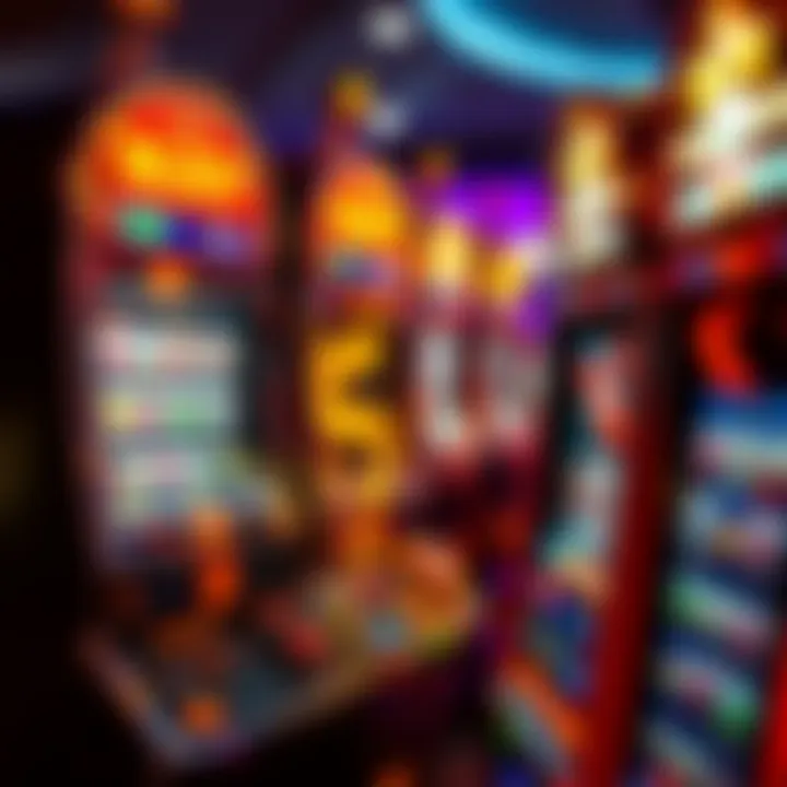 A technological display showcasing the mechanics behind slot machines