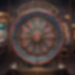 Elegant design of the Wheel of Fortune slot machine