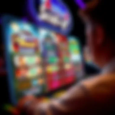 A visually engaging digital scratch-off interface showcasing various themes