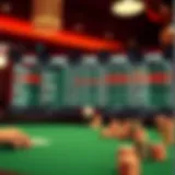 A strategic board with betting odds