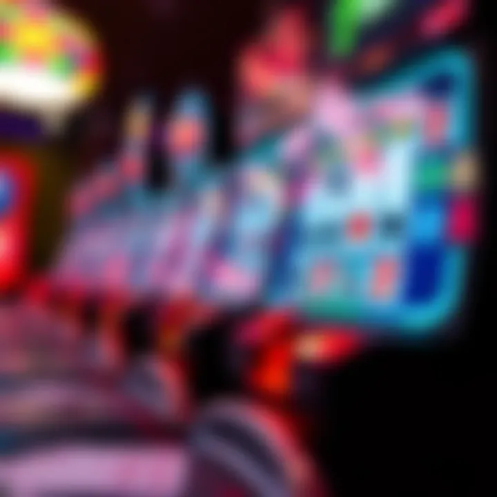 Visual representation of video poker game layout