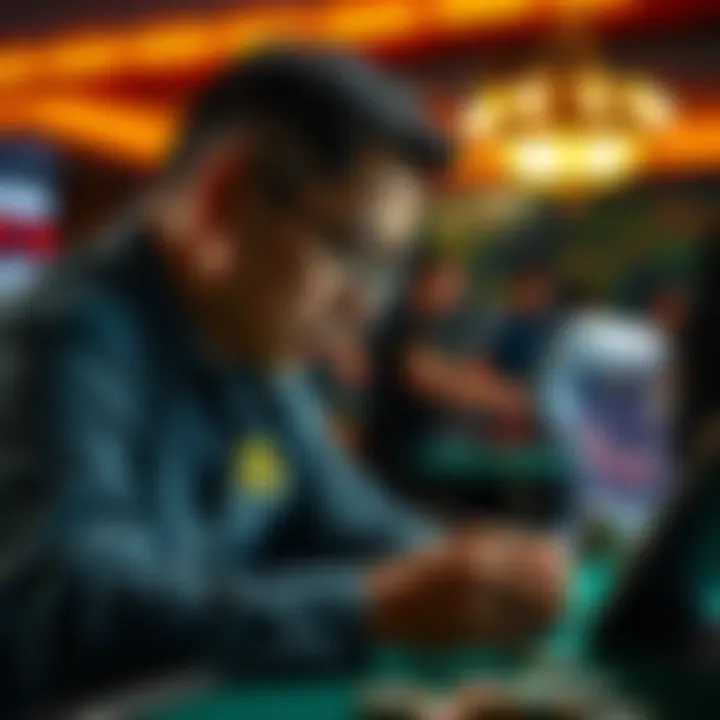 An investor analyzing market graphs related to Nevada Goldback performance