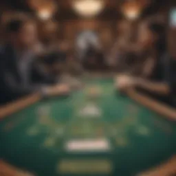 Keno gaming table with vibrant graphics and numbers