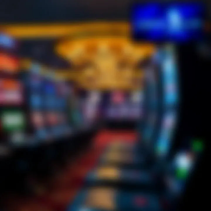 Diverse range of gaming machines at Liberty Club Casino