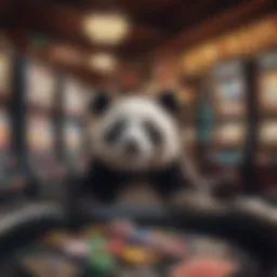 Visual representation of Lucky Panda slot game interface