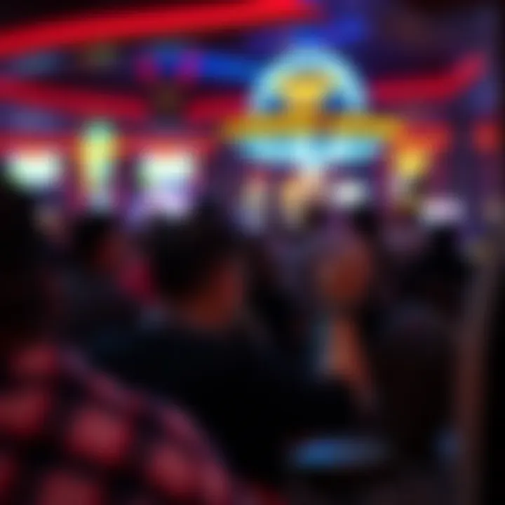 Entertainment event at Mohegan Sun Casino with a lively atmosphere