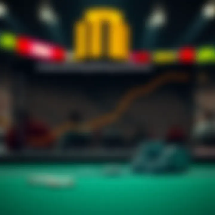 Graph showing betting strategies and odds