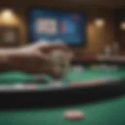 A digital interface showcasing various online betting options