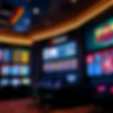 Display of various betting options and technology integration