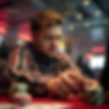 Conceptual art depicting responsible gambling practices within the online gaming environment.