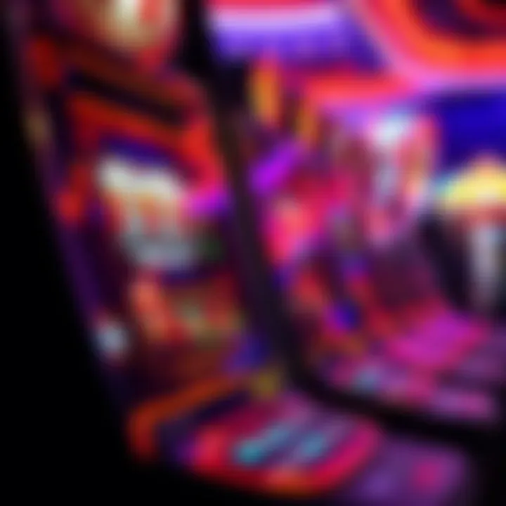 An illustration highlighting the thematic elements prevalent in colossal slot machines.