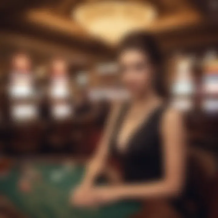 Historical depiction of a classic casino