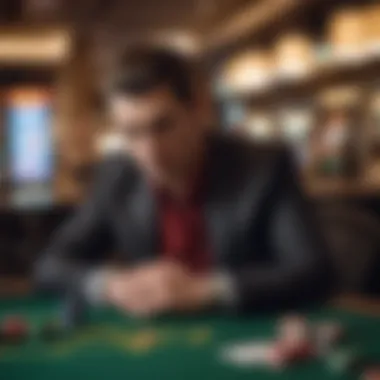 Psychological aspects of gambling illustrated