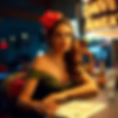 Historical portrayal of female entertainers from the early days of Vegas